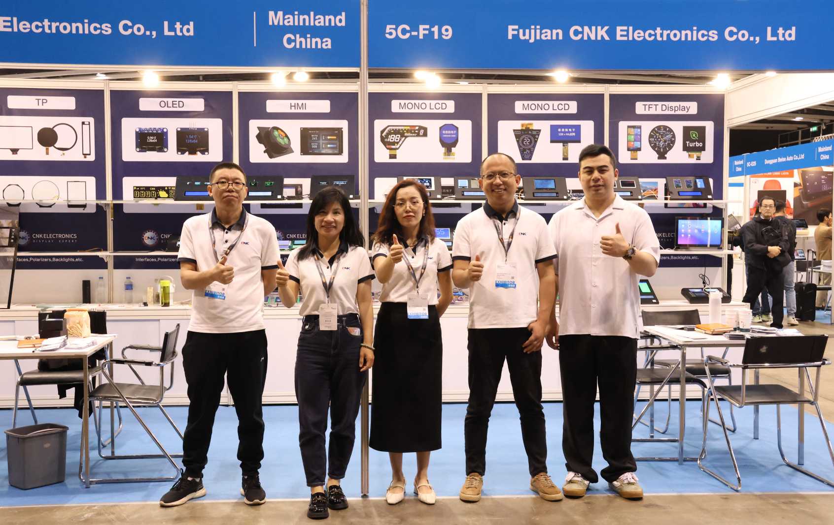 CNK Electronics präsentiert innovative Display-Technologien auf der Hong Kong Spring Electronics Fair 2025