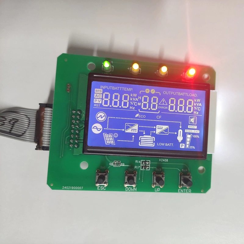 Monochromsegment LCD -Anzeigemodul